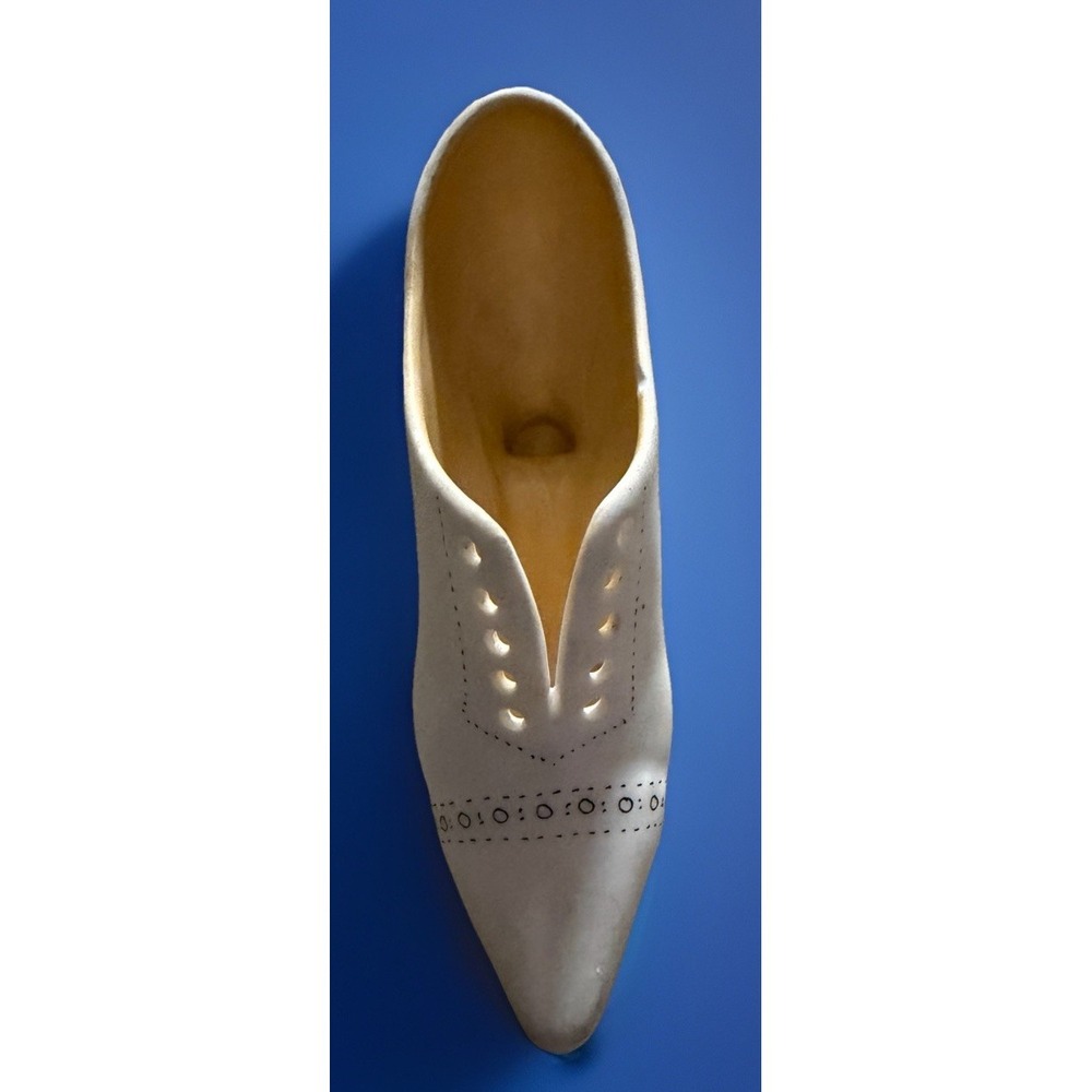 Vintage Royal Bayreuth Bavaria Porcelain Miniature Shoe‎  White